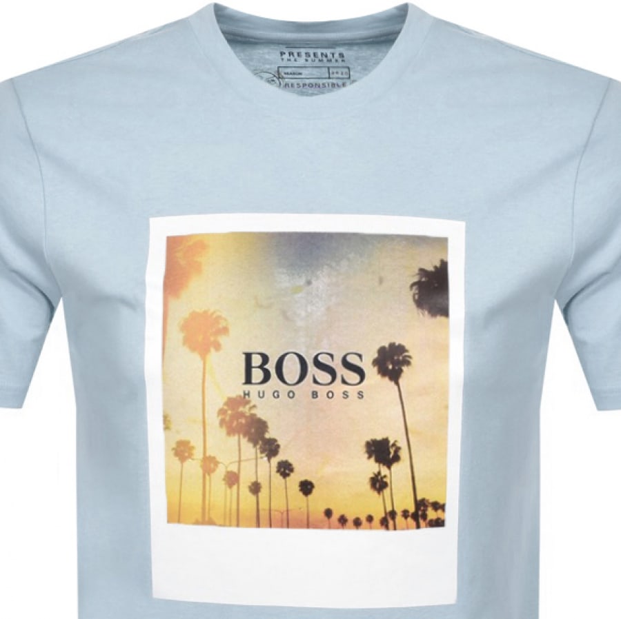 Alternative Image for ProductBOSS Tsummer 4 T Shirt Blue2